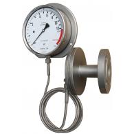 PFQ Sanitaire manometer met chemical seal en afstandsleiding